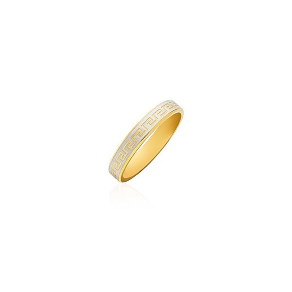 Anillo Alianza Grecia Acero 316 L