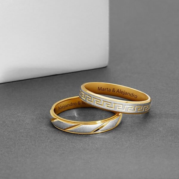 Anillo Alianza París Acero 316 L - Imagen 3