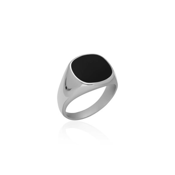 Anillo Black Acero 316 L
