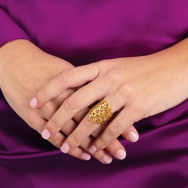 Anillo Geometric Acero 316 L - Imagen 2