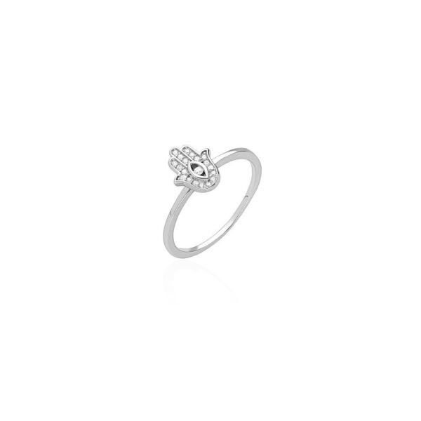 Anillo Mano de Fátima Plata Ley 925