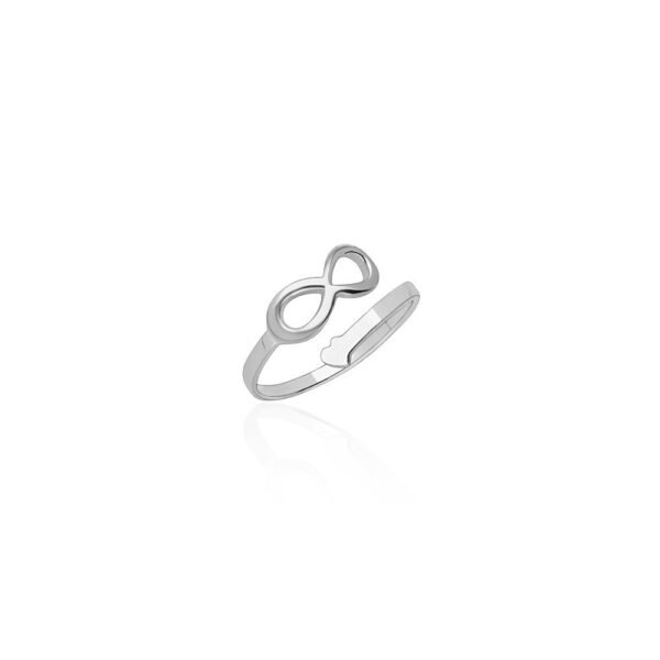 Anillo Open Infinity Plata Ley 925