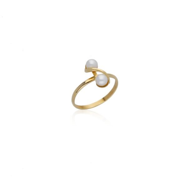 Anillo Perla Cultivada Oro 18 Klt
