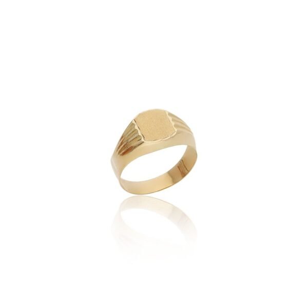 Anillo Sello Niño Oro 18 Klt