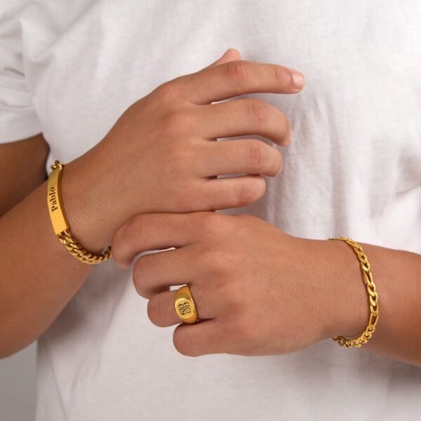 Anillo Stamp Acero 316 L - Imagen 2