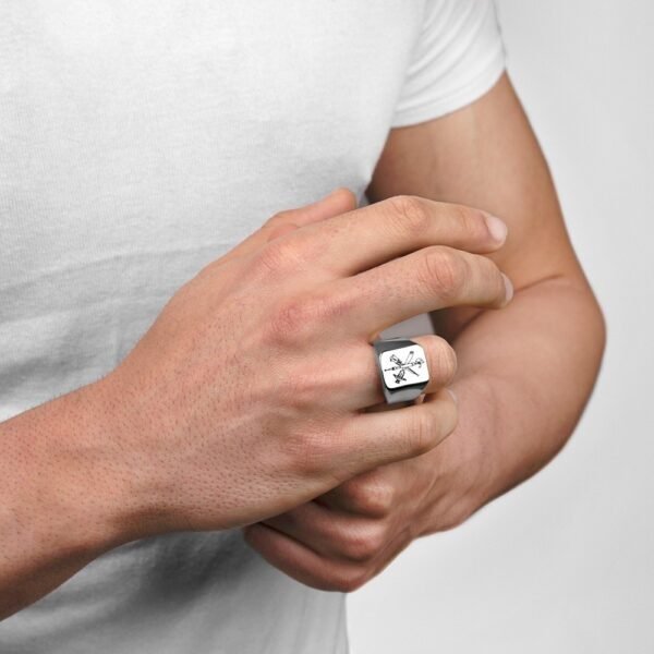 Anillo Steel Force Acero 316 L - Imagen 3