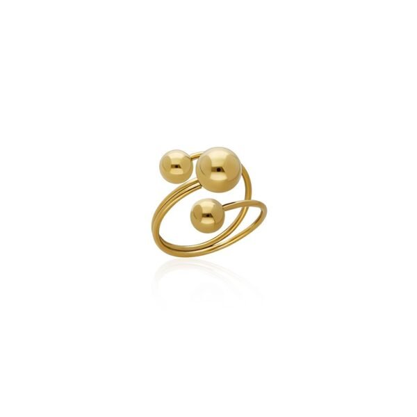Anillo Tres Bolas Acero 316 L