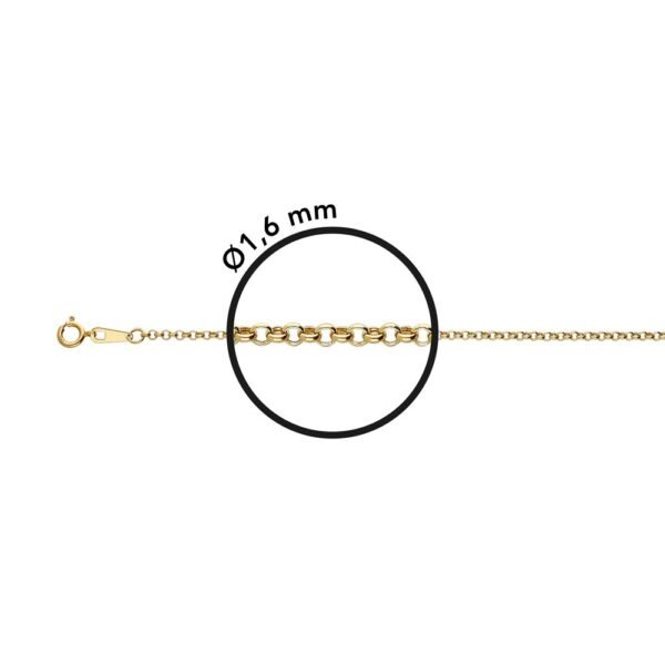 Cadena Rolo Oro 18 Klt