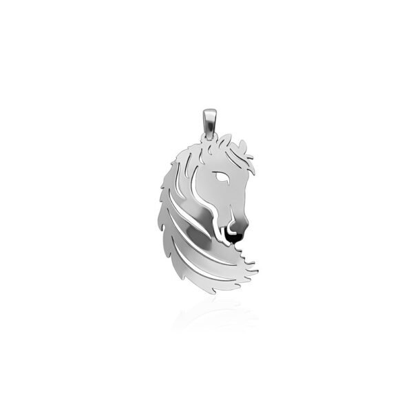 Colgante Cabeza de Caballo Plata Ley 925