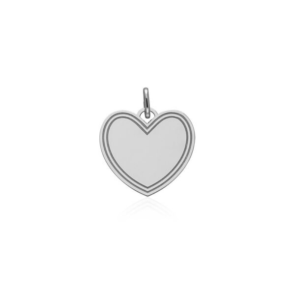 Colgante Corazón Plata Ley 925