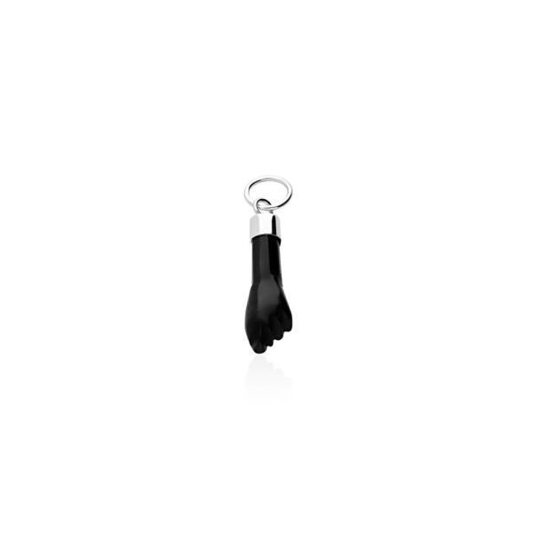 Colgante Puño Higa Azabache Plata Ley 925