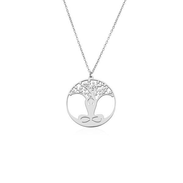 Collar Árbol de la Vida Infinito Acero 316 L