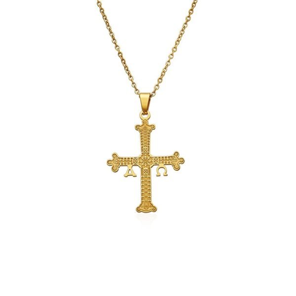 Collar Cruz Asturiana Acero 316 L