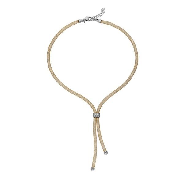 Collar Elegance Zirconitas Plata Ley 925.