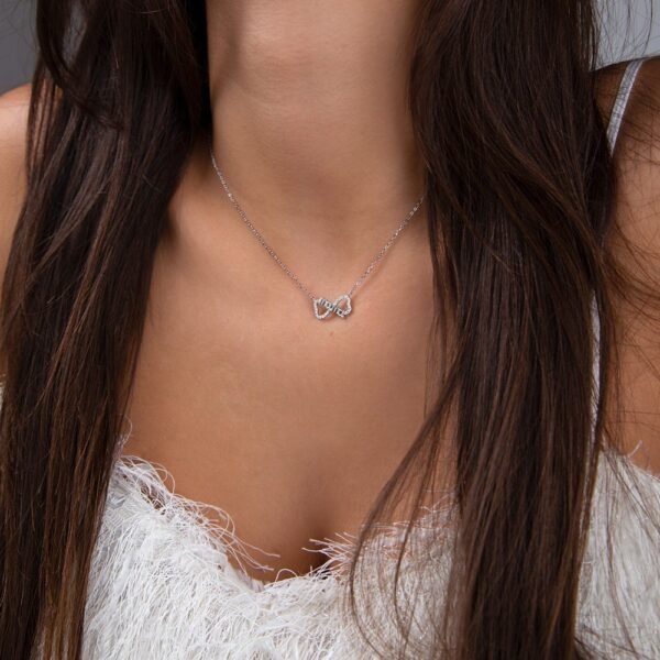 Collar Infinito Mama Plata Ley 925 - Imagen 2