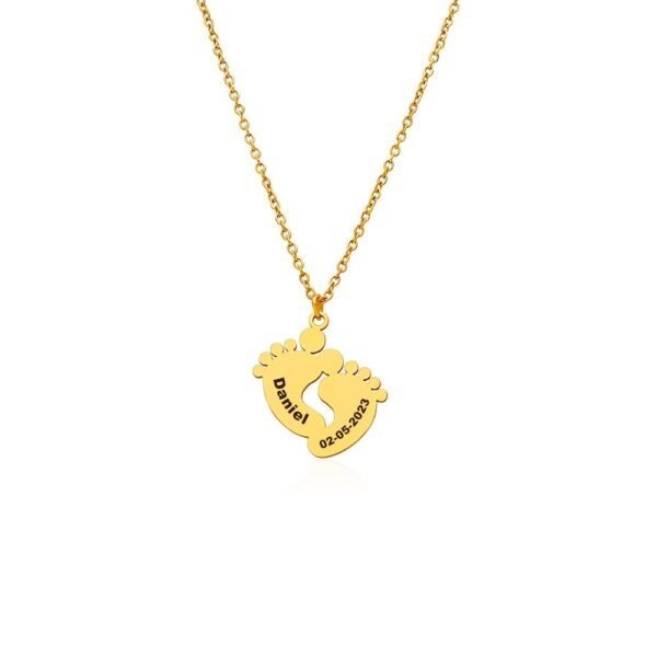 Collar Pies Bebé Acero 316 L