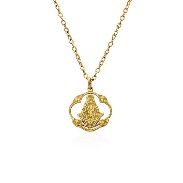 Collar Virgen del Rocío Acero 316 L.