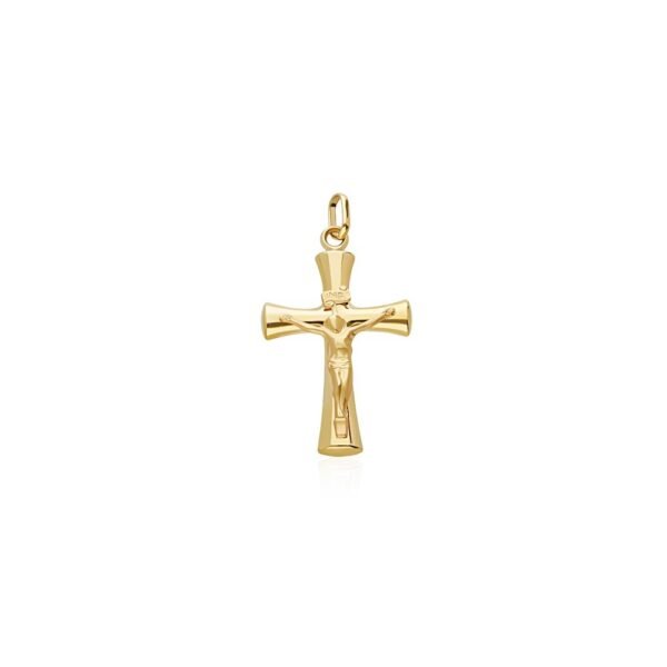 Cruz Cristo Oro 9 Klt