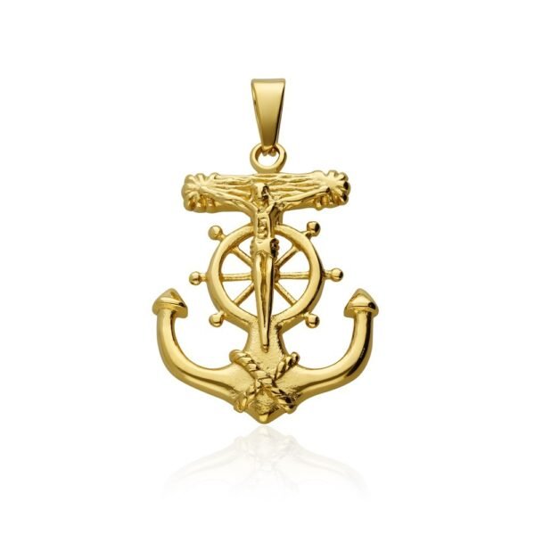 Cruz Marinera Cristo Acero 316 L