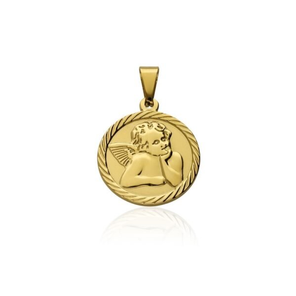 Medalla Ángel Guarda Acero 316 L.