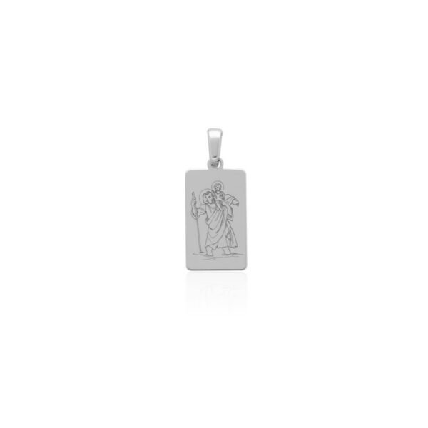 Medalla San Cristobal Plata Ley 925.