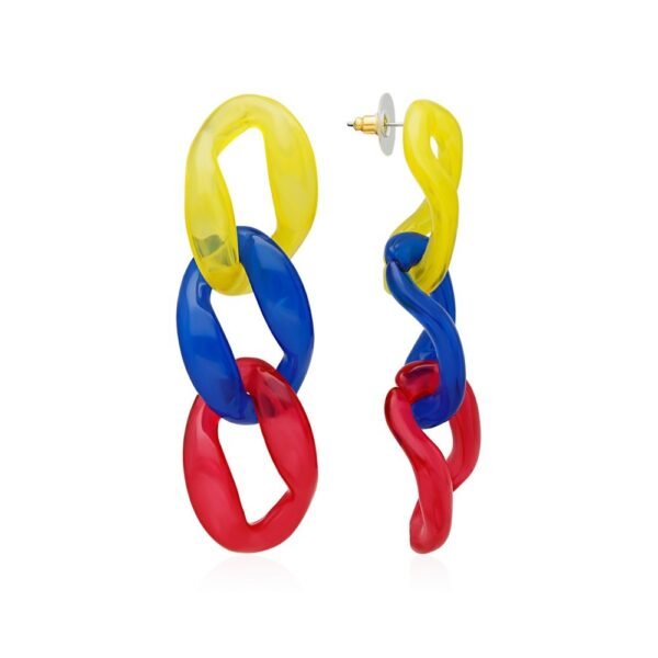 Pendientes Anillas Multicolor Fantasía