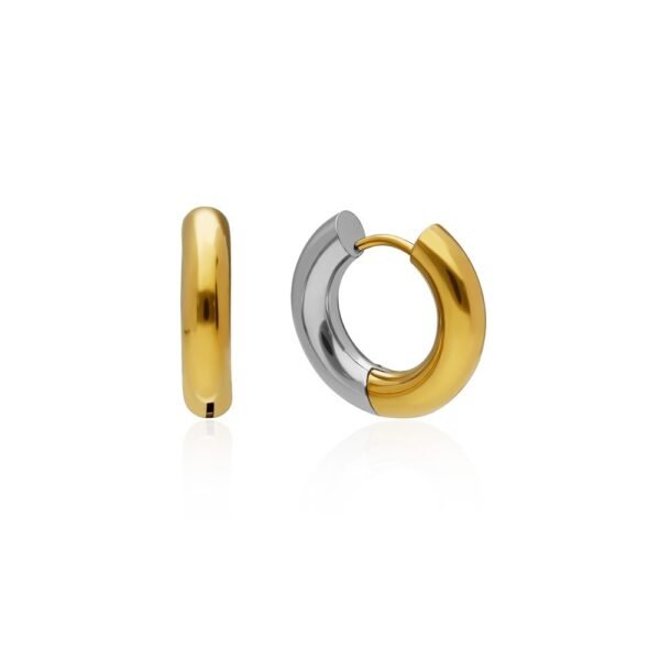 Pendientes Aros Criolla Bicolor Acero 316 L