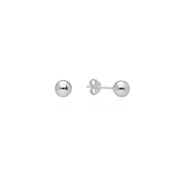 Pendientes de Bola Plata Ley 925