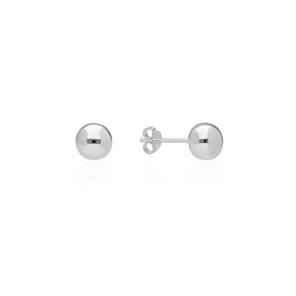 Pendientes de Bola Plata Ley 925