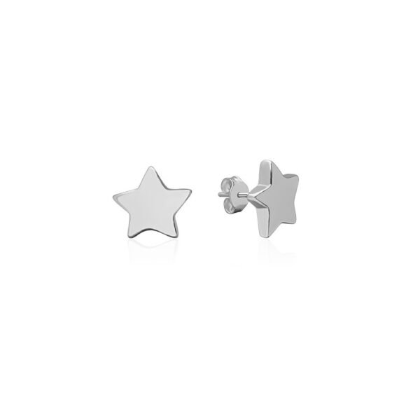 Pendientes Estrella Plata Ley 925