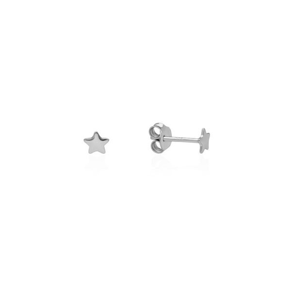 Pendientes Estrella Plata Ley 925