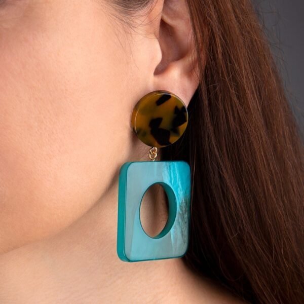Pendientes Geométricos Fantasía. - Imagen 2