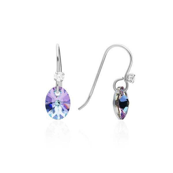 Pendientes Gota Brilliant Swarosvski Elements Plata Ley 925