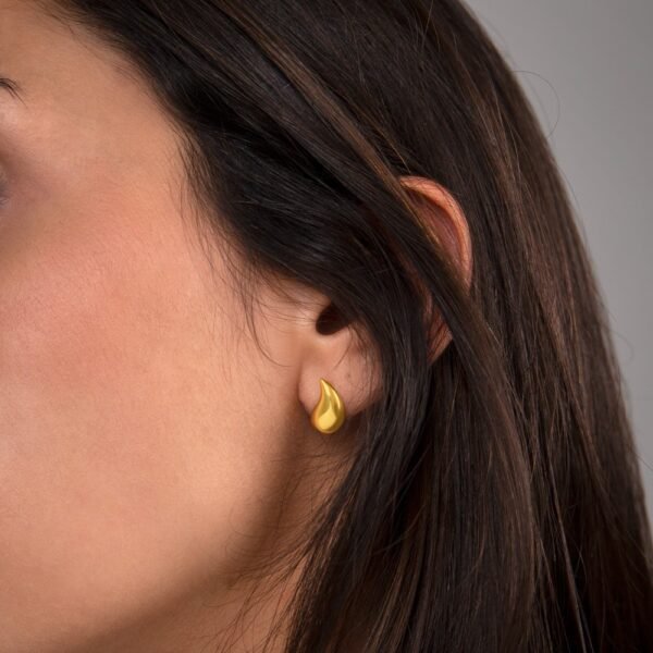 Pendientes Gota Plata Ley 925 - Imagen 2