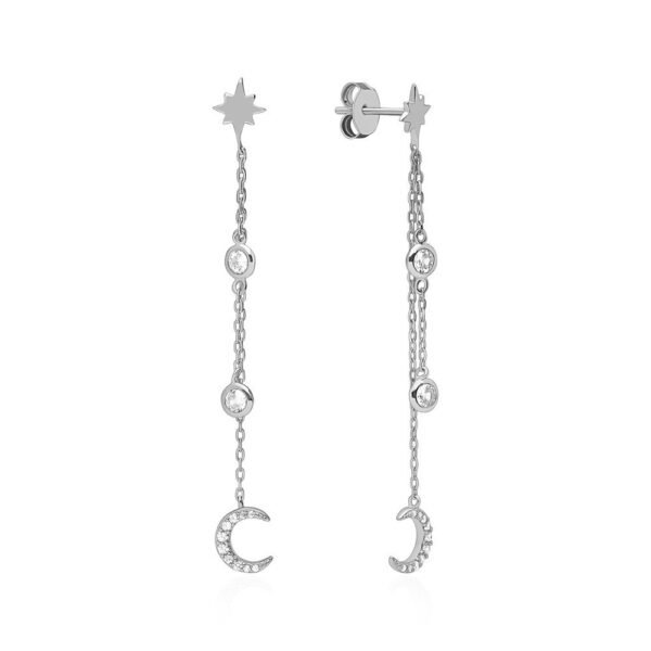 Pendientes Notas Musicales Plata Ley 925