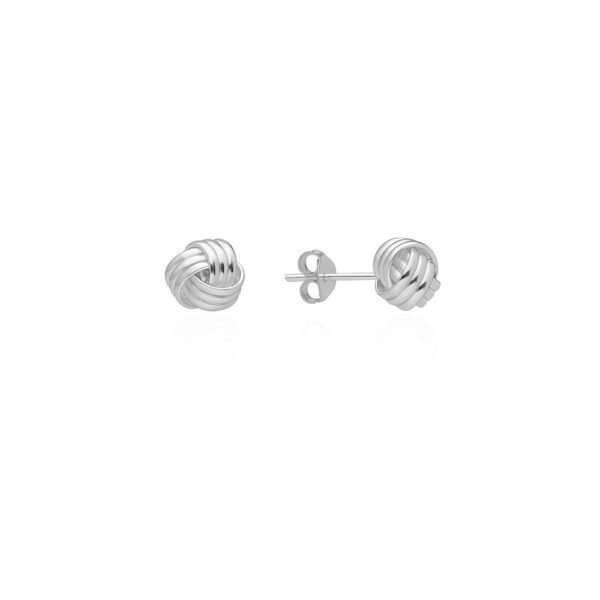 Pendientes Nudo de Amor Plata Ley 925
