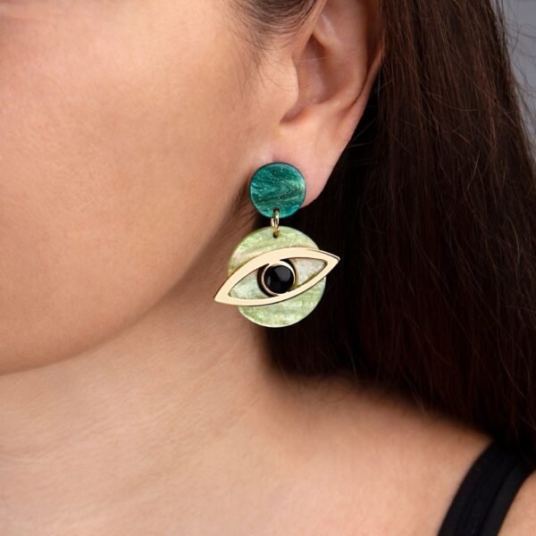 Pendientes Ojo Turco Fantasía - Imagen 2