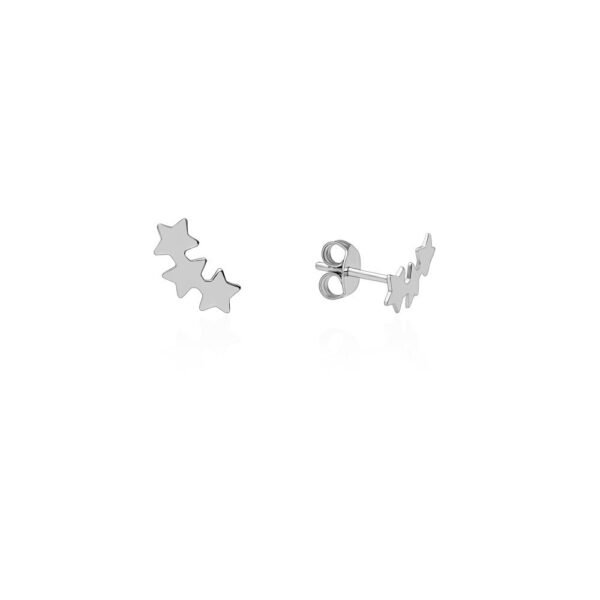 Pendientes Trio de Estrellas Plata Ley 925