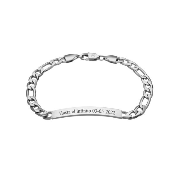 Pulsera 3x1 Placa Acero 316 L