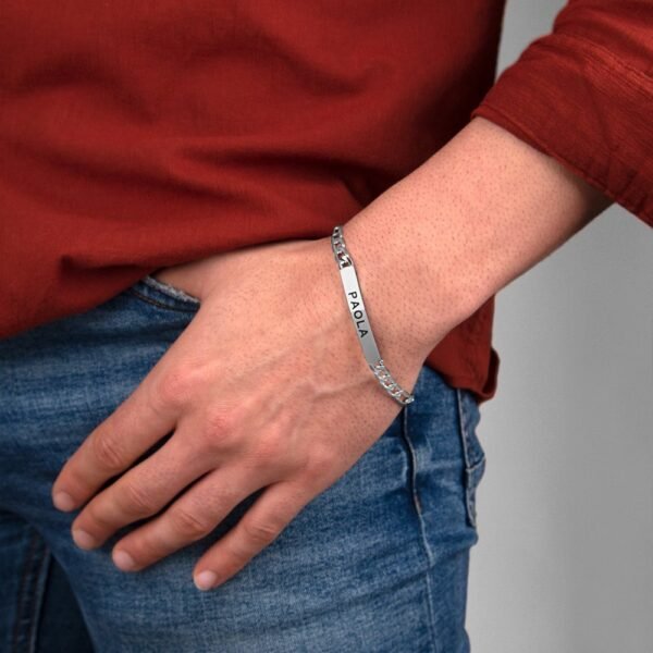 Pulsera 3x1 Placa Acero 316 L - Imagen 2