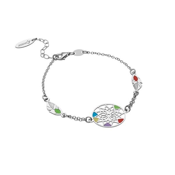 Pulsera Atrapasueños Colors Plata Ley 925