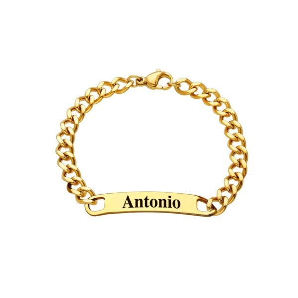 Pulsera Barbarda Placa Acero 316 L