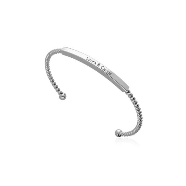 Pulsera Brazalete Acero 316 L.