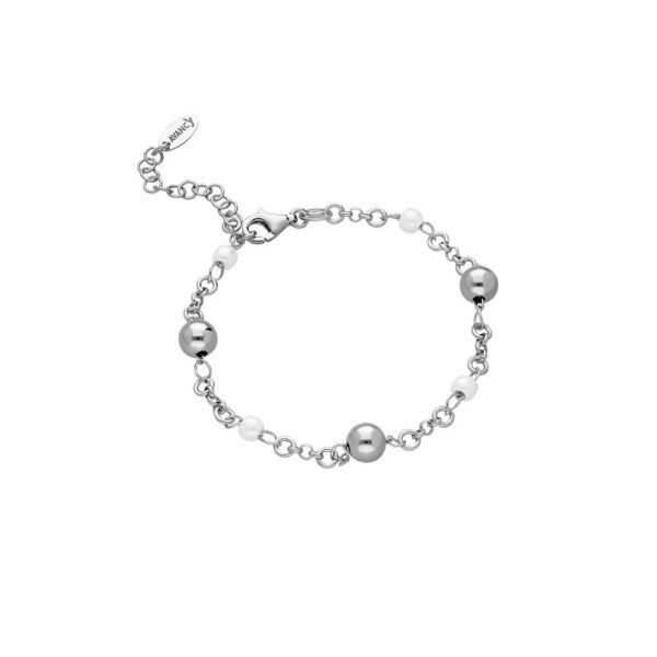 Pulsera con Perlas Plata Ley 925