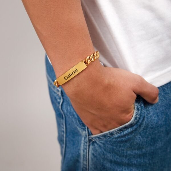 Pulsera Esclava Barbada Acero 316 L - Imagen 2