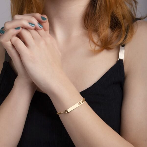 Pulsera Esclava Corazón Acero 316 L - Imagen 2