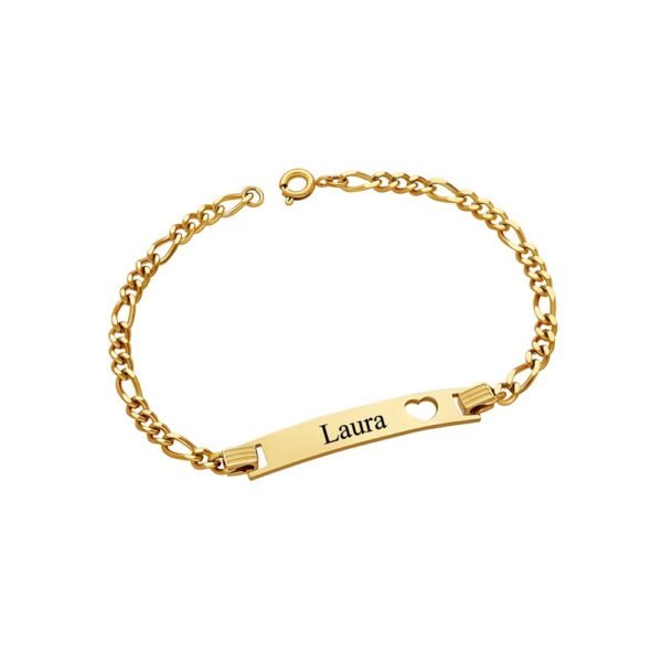 Pulsera Esclava Corazón Acero 316 L