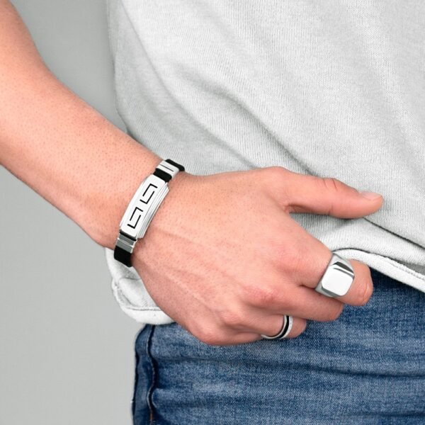 Pulsera Greca Acero 316 L - Imagen 3