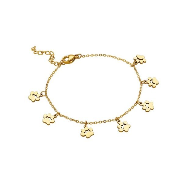 Pulsera Huellas Acero 316 L.