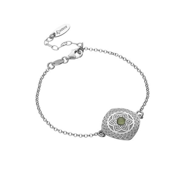 Pulsera Mandala Zirconit Plata Ley 925